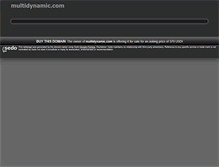 Tablet Screenshot of multidynamic.com